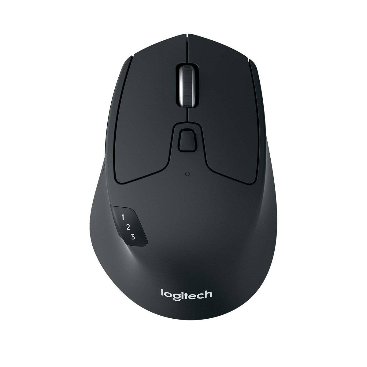 Logitech M720 Triathlon Multi-Device Optical 2.4 GHz Wireless Bluetooth Mouse - Black