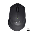Logitech M331 Silent Plus 1000DPI 2.4GHz Optical Wireless Mouse - Black