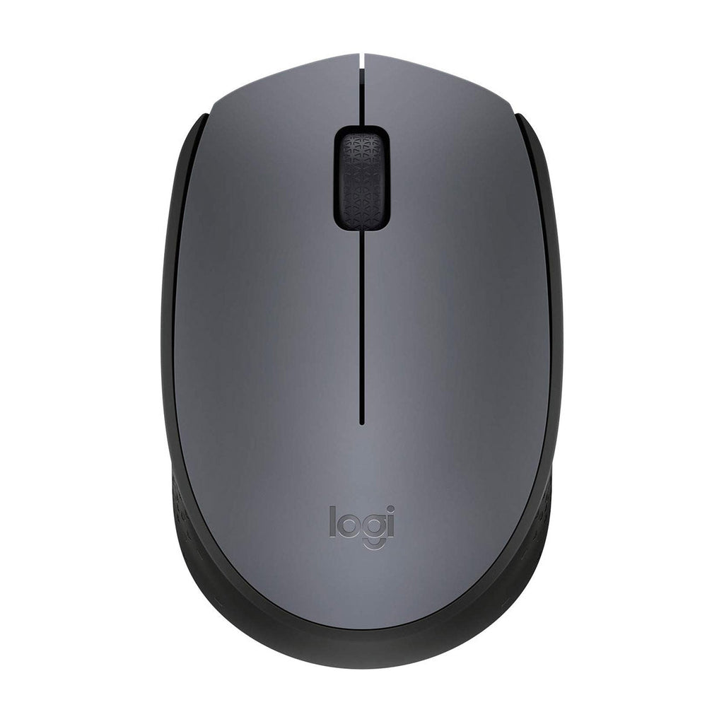 Logitech M171 2.4GHz Wireless Optical Ambidextrous Mouse - Grey