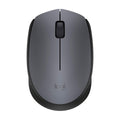 Logitech M171 2.4GHz Wireless Optical Ambidextrous Mouse - Grey