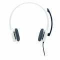 Logitech H150 3.5mm Wired Stereo Headset with Noise-Cancelling Microphone - White
