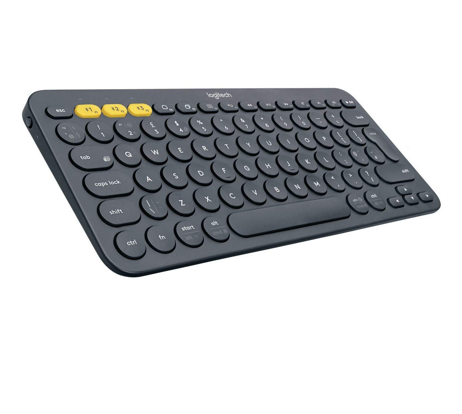 Logitech K380 Bluetooth Wireless Multi-Device Black Keyboard with Up to 3 Devices Connectivity and 2 Year Battery Life