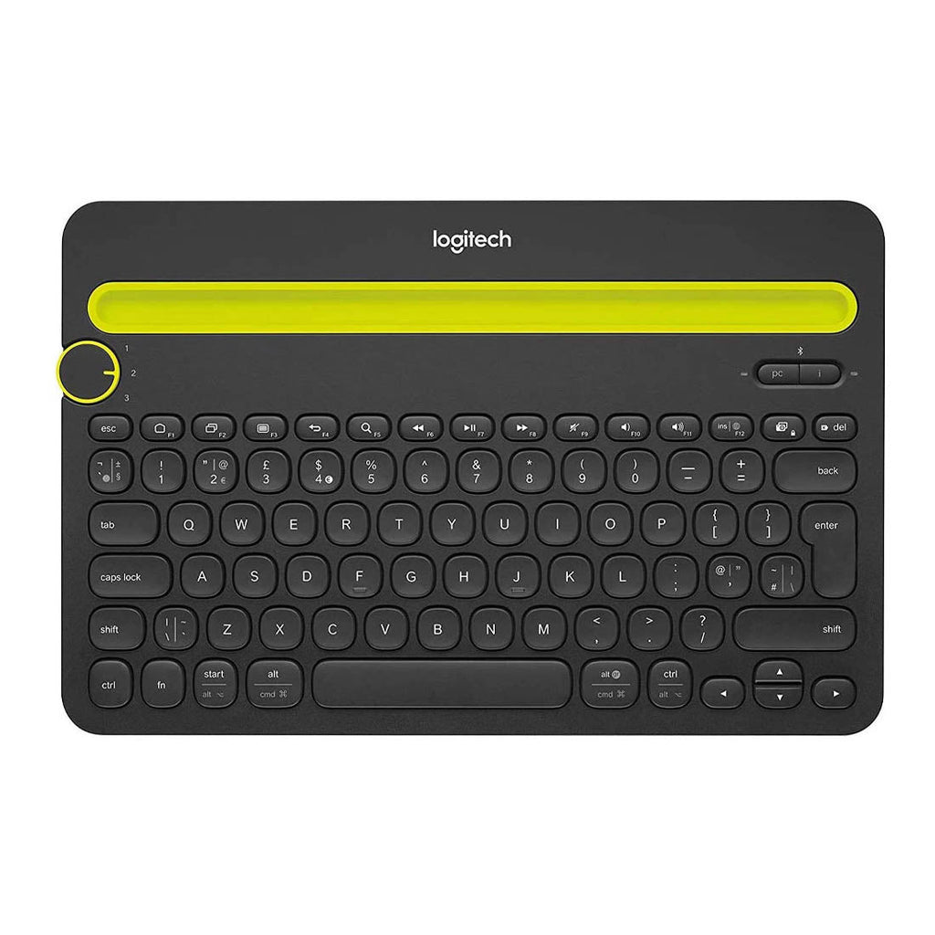 Logitech K480 Wireless Multi-Device Keyboard Black with Bluetooth Connectivity Up to 10m Range