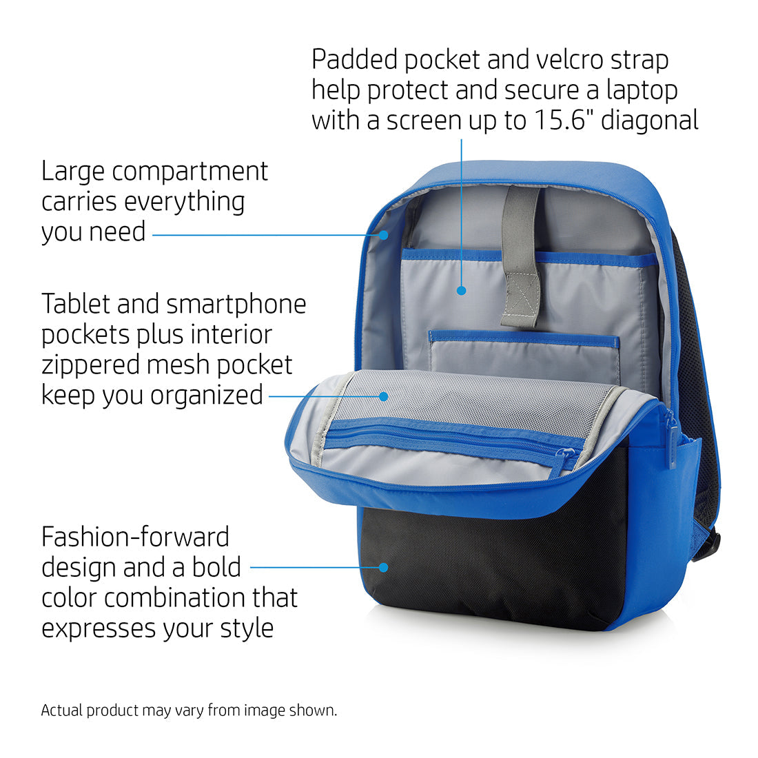 HP Duotone Backpack for 15.6-inch Laptop
