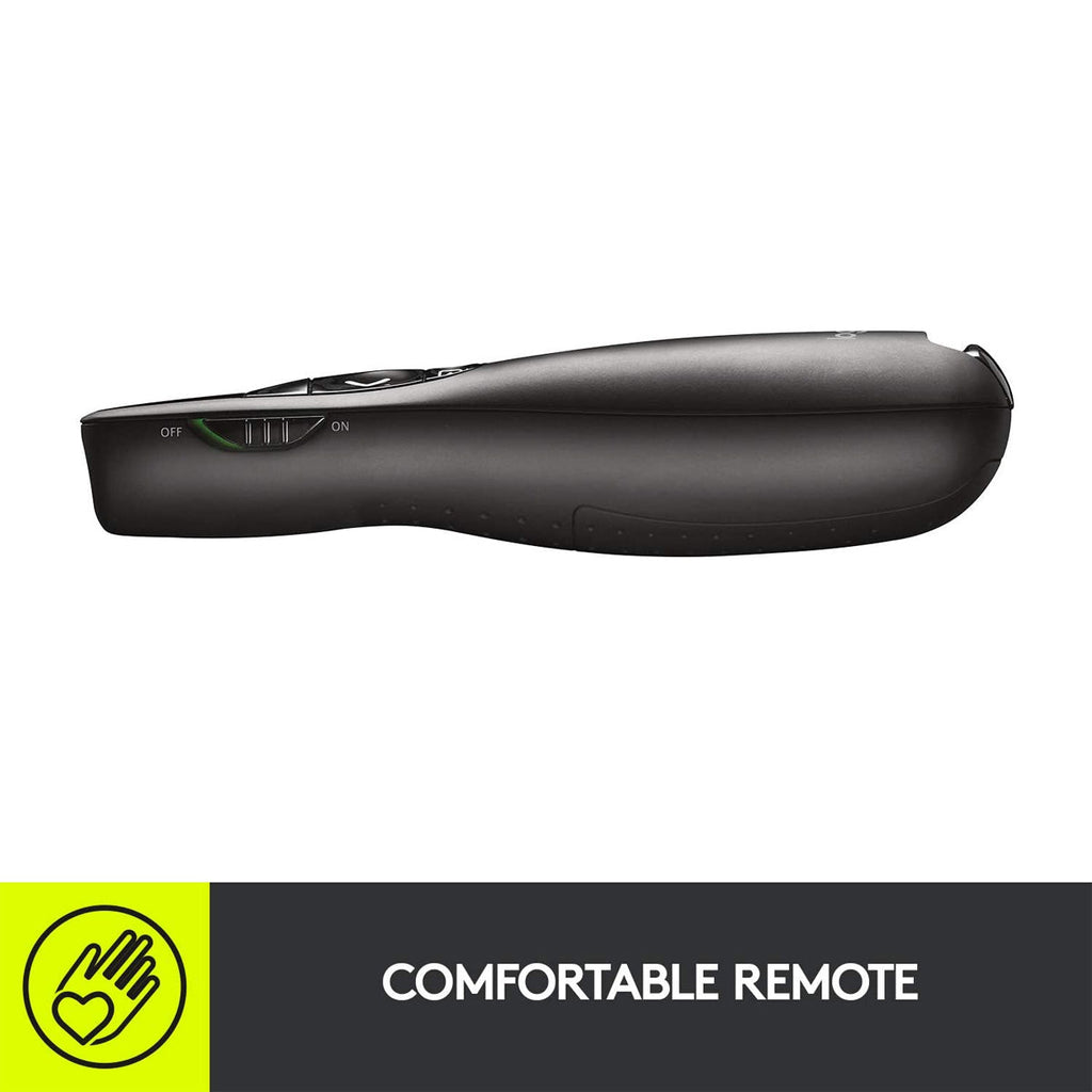 Logitech Wireless Presenter R400 with Presentation Remote Clicker and Laser Pointer