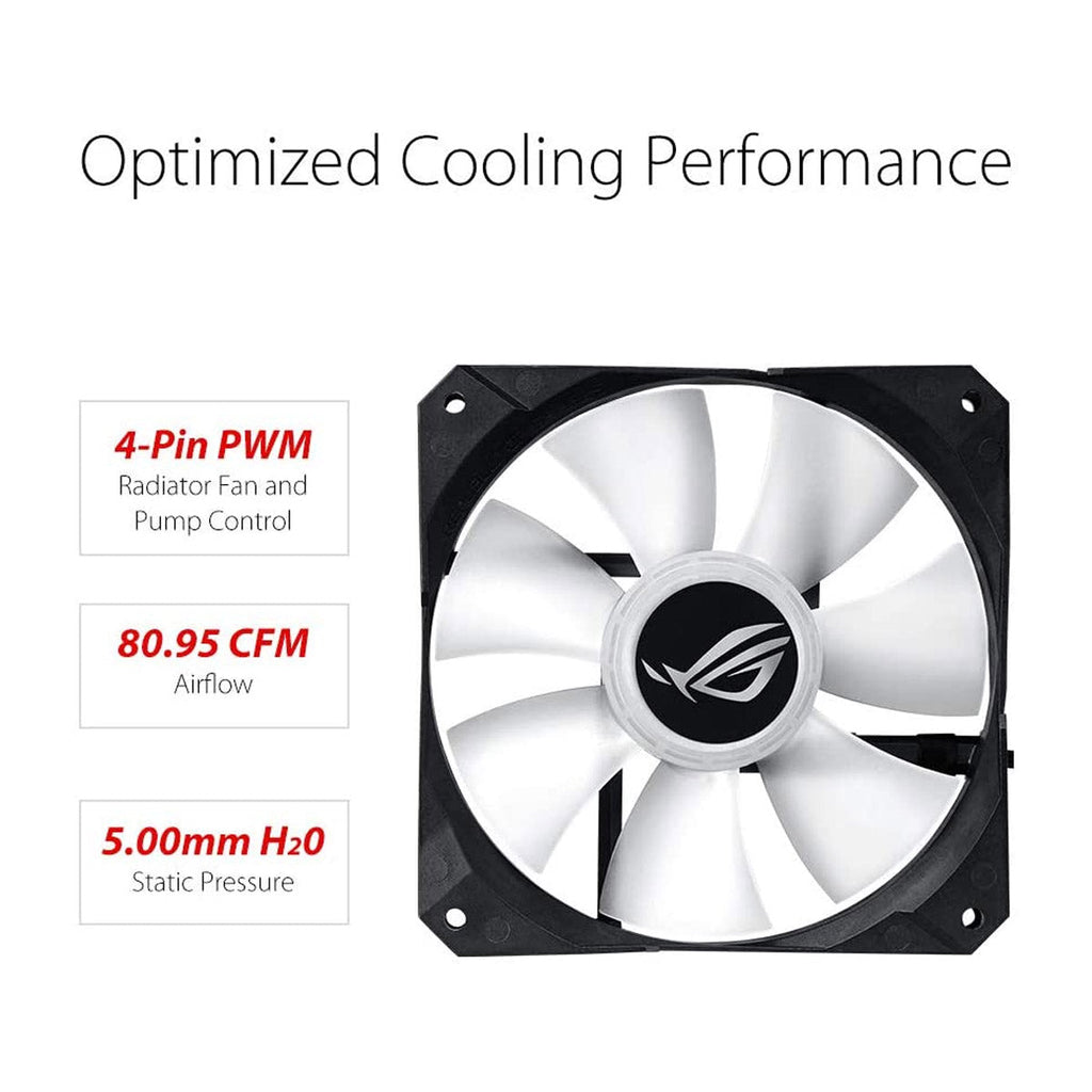 ASUS ROG STRIX LC 360 RGB AIO 360mm Liquid Cooler with Triple 120mm PWM Fans