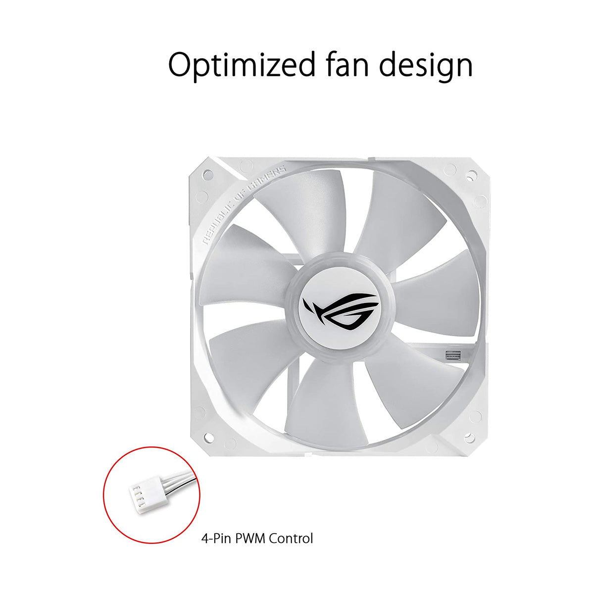 ASUS ROG STRIX LC 360 White Edition AIO 360mm Liquid Cooler with Triple 120mm PWM Fans