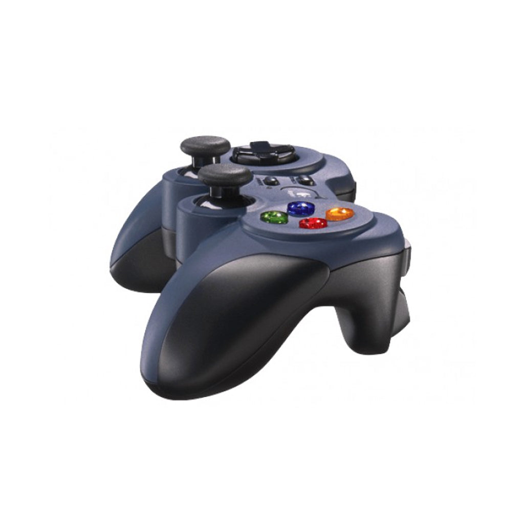 Logitech F310 Four Switch Contoured Rubber Grip USB Wired Gamepad -Blue