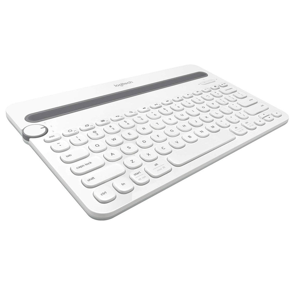 Logitech K480 Wireless Multi-Device Keyboard White with Bluetooth Connectivity Up to 10m Range