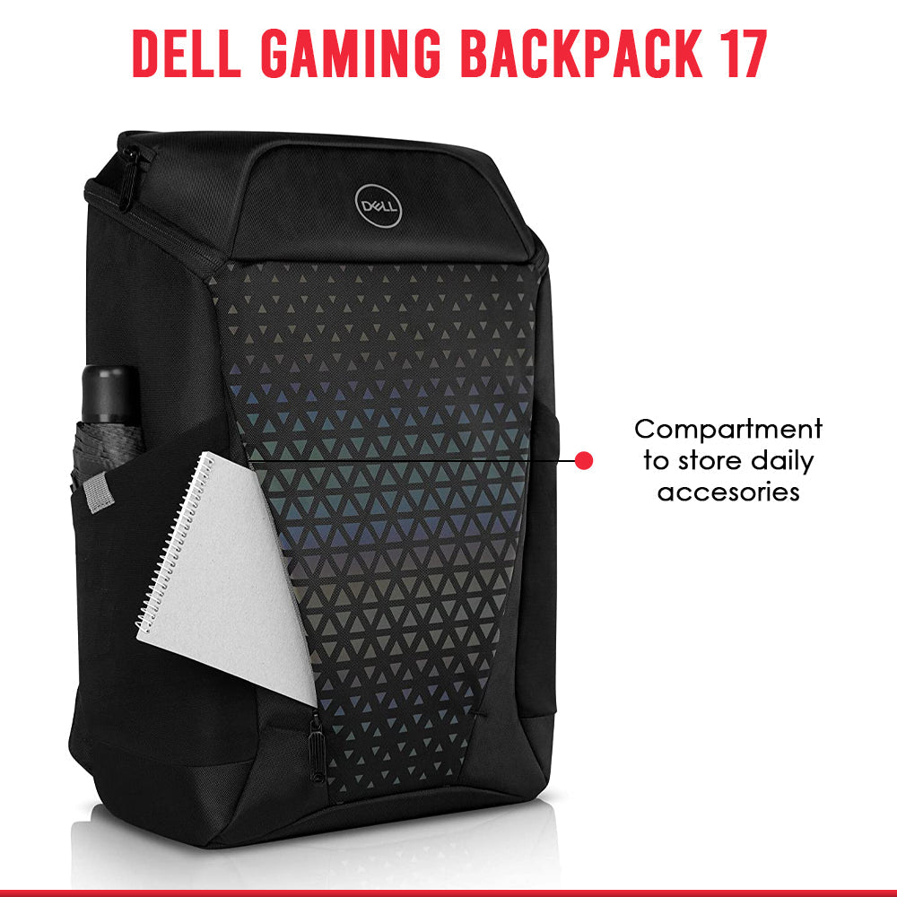 Dell GM1720PM Gaming Lite 17" Laptop Backpack with Water Resistant Exterior and Reflective Front