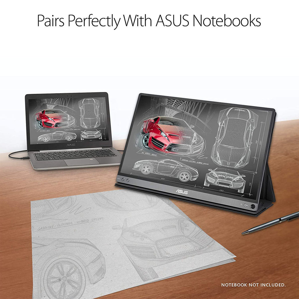 ASUS ZenScreen GO MB16AP 15.6-inch Full HD IPS USB-C Portable Monitor with ZenScreen Pen