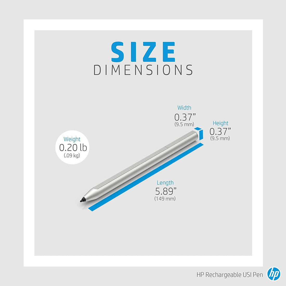 HP Rechargeable USI Pen for Inking Enabled USI Supported Devices