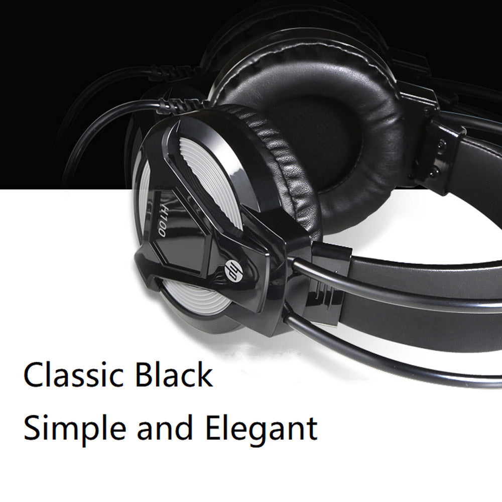 HP H100 Gaming Wired Over-Ear Headset with 50mm Driver and Microphone