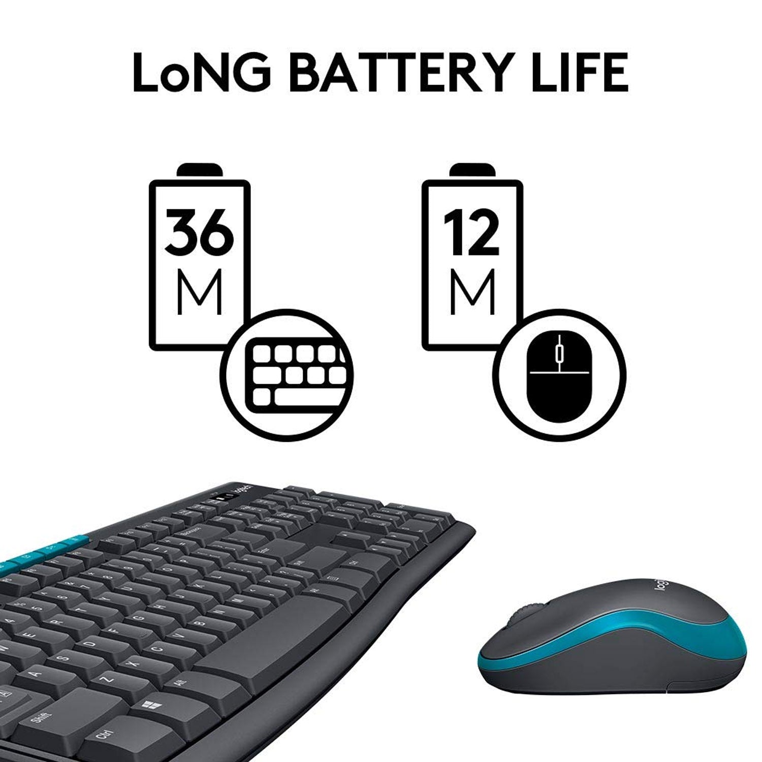 [RePacked] Logitech MK275 Wireless Keyboard and Mouse Combo with Ultra Long Battery Life
