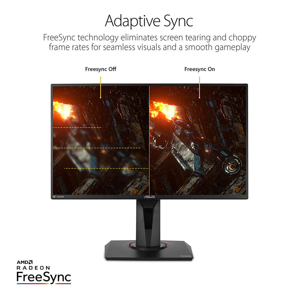 ASUS TUF VG259Q 24.5 Inch Full HD Gaming Monitor with G-SYNC and 2W Dual Stereo Speakers