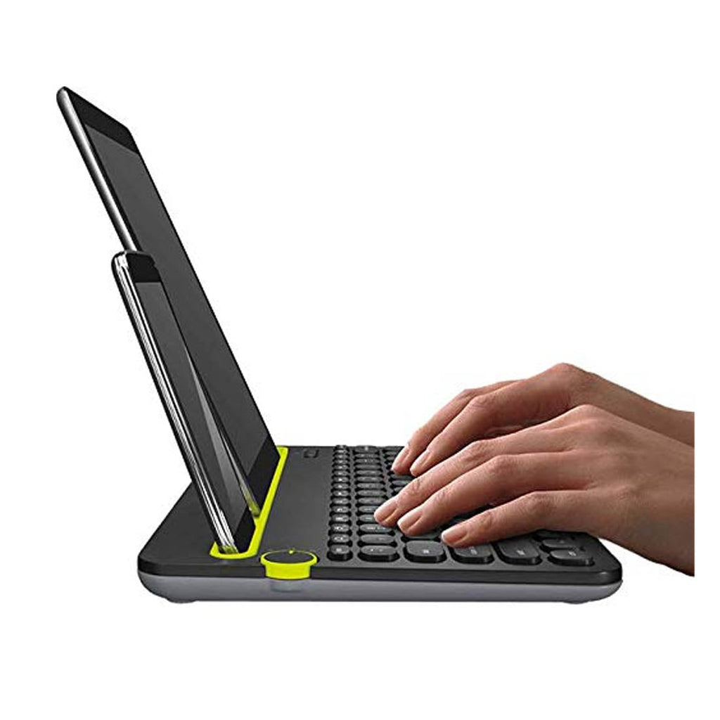 Logitech K480 Wireless Multi-Device Keyboard Black with Bluetooth Connectivity Up to 10m Range