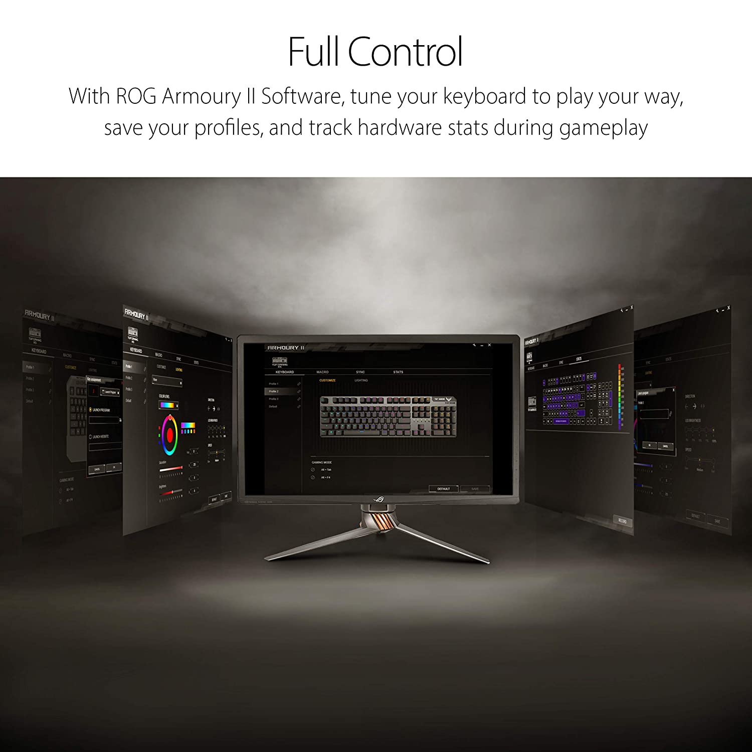 ASUS TUF Gaming K7 Optical-Mechanical RGB Keyboard with IP56 Water and Dust Resistance