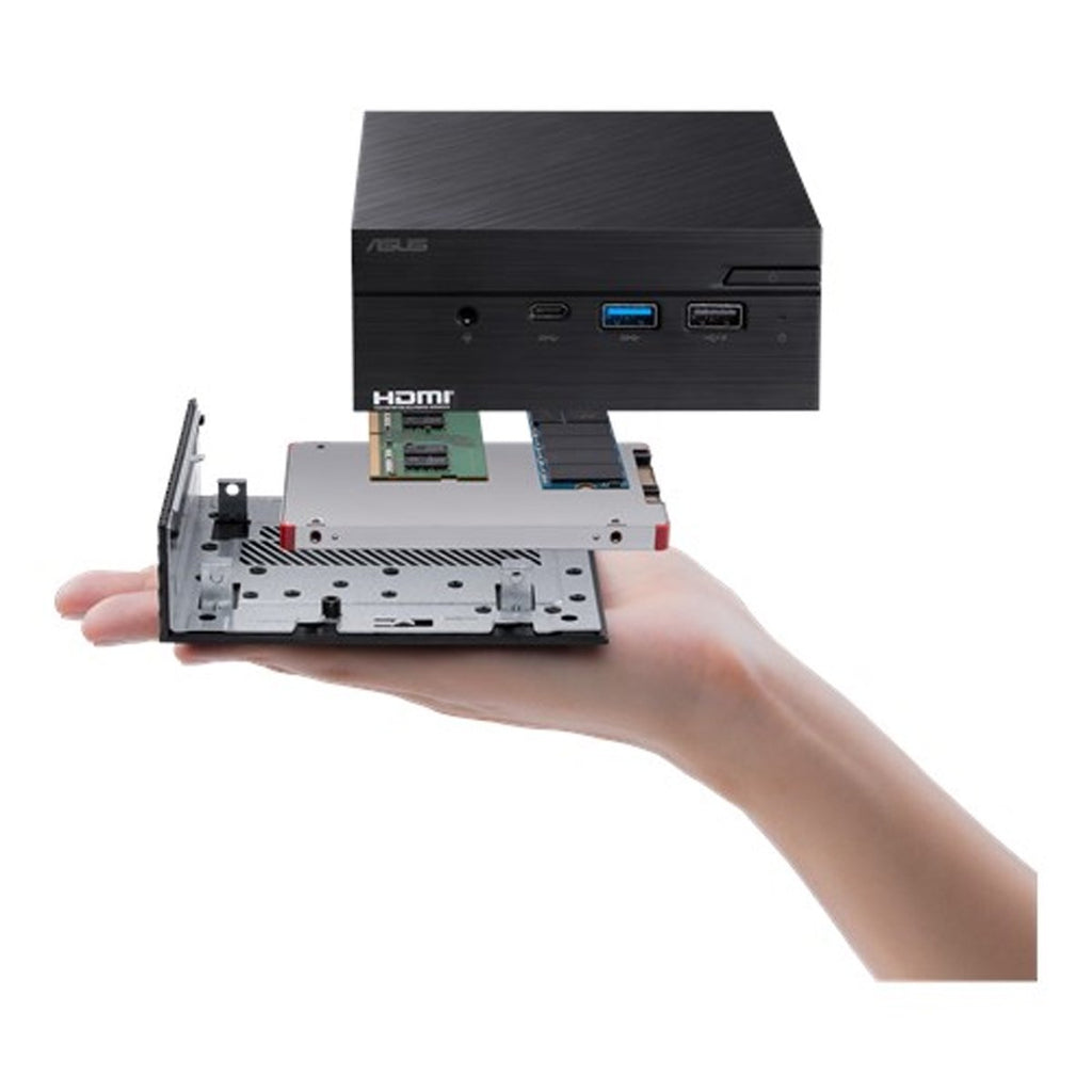 ASUS Mini PC PN40 with Intel Celeron N4000 Processor, 64GB EMMC Storage, 4K UHD Support, WIFI and USB 3.1 Type-C [No Pre-Installed RAM]