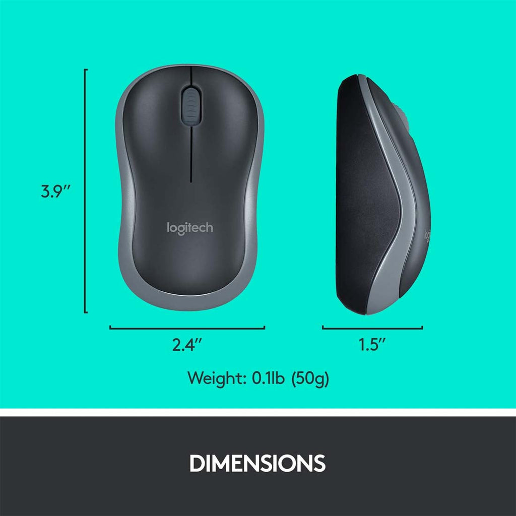 Logitech MK270r Wireless Keyboard and Mouse Combo with Spill Resistant Design and 2.4GHz Connectivity