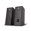 HP DHS-2101 2.0 Portable Multimedia Wired Speaker with USB and 3.5mm AUX Connectivity - Black