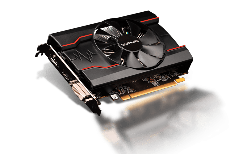SAPPHIRE PULSE Radeon RX550 4GB OC GDDR5 128-Bit Graphics Card