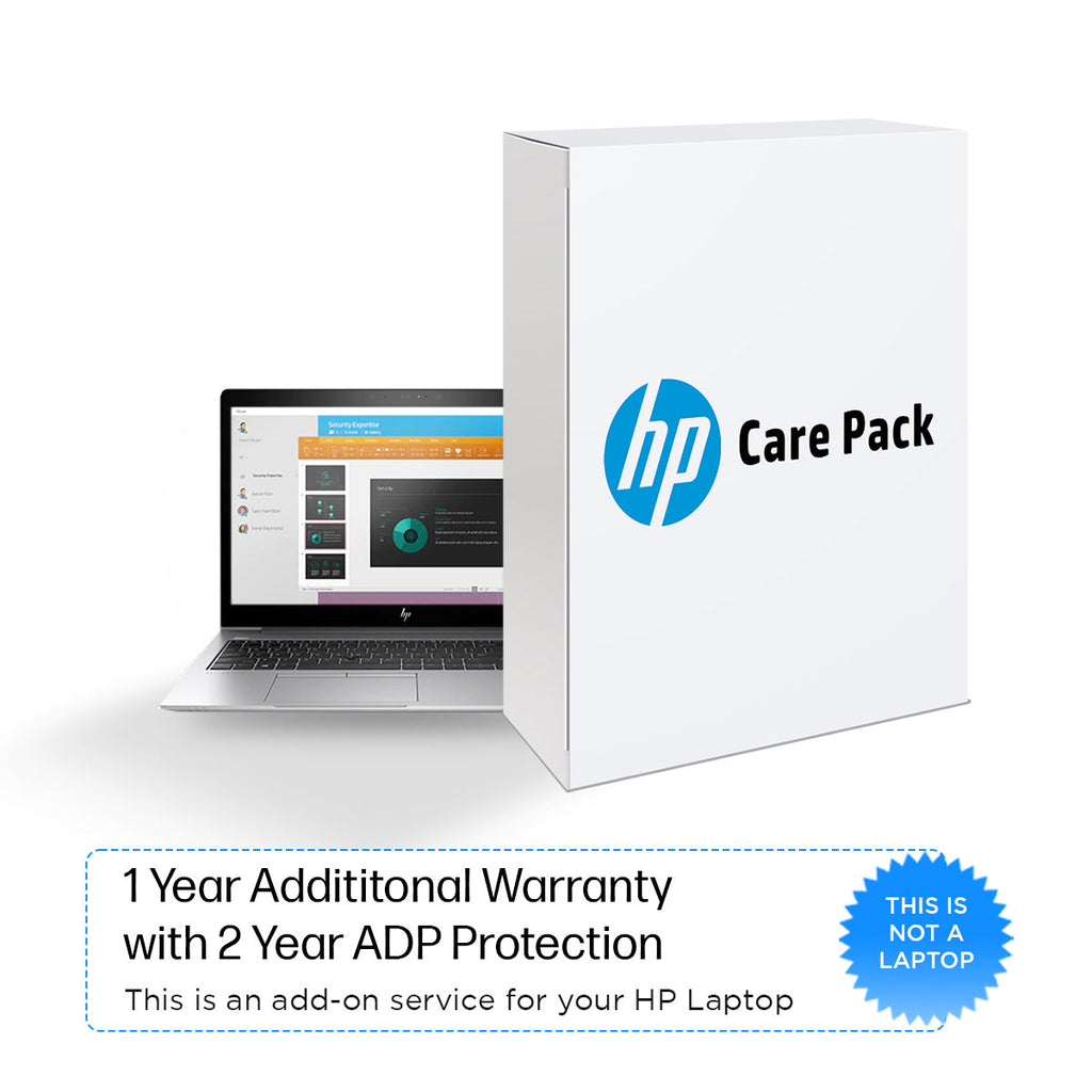 HP Care Pack 1 Year Extended Warranty with 2 Year ADP Protection for Spectre Laptops - NOT A LAPTOP