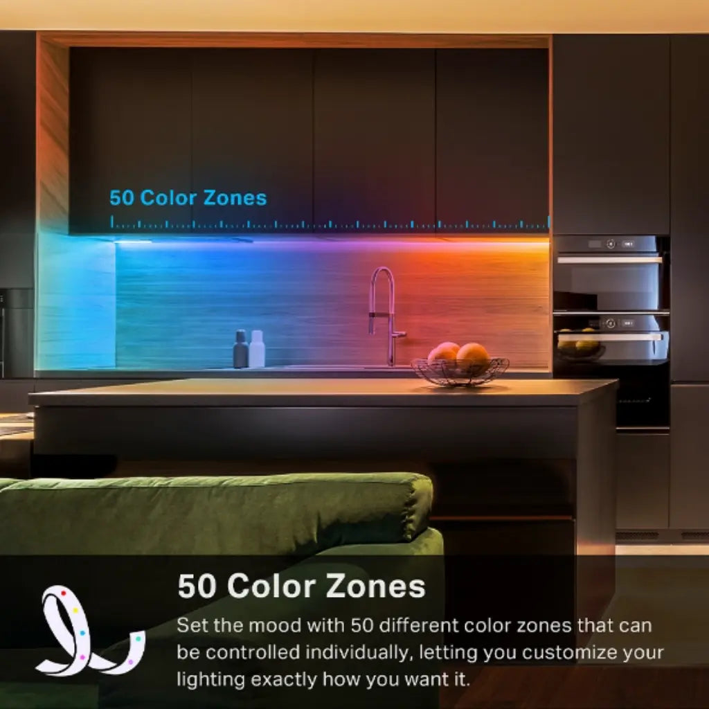 TP-Link Tapo L930-5 5M Smart Wi-Fi Light Strip RGBW Apple HomeKit Music Sync Zonal Color Control-tpstech.in