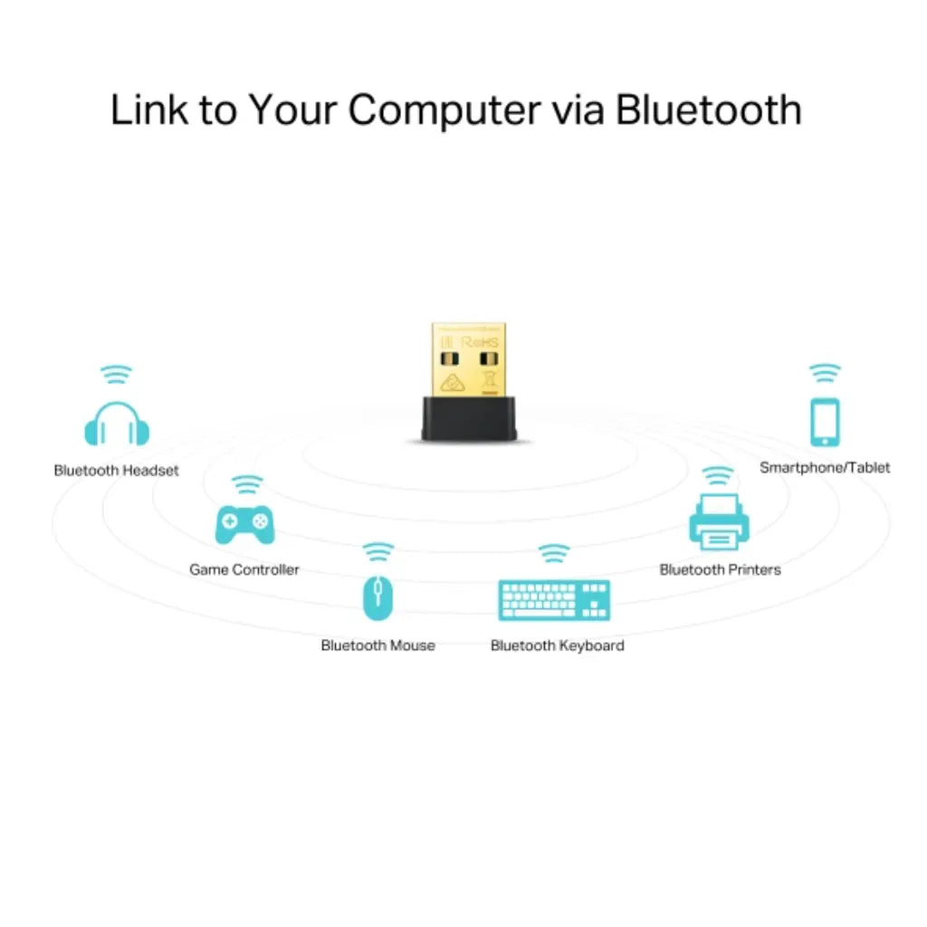 TP-Link Archer T2UB Nano AC600 Dual Band Wi-Fi & Bluetooth 4.2 USB Adapter-tpstech.in
