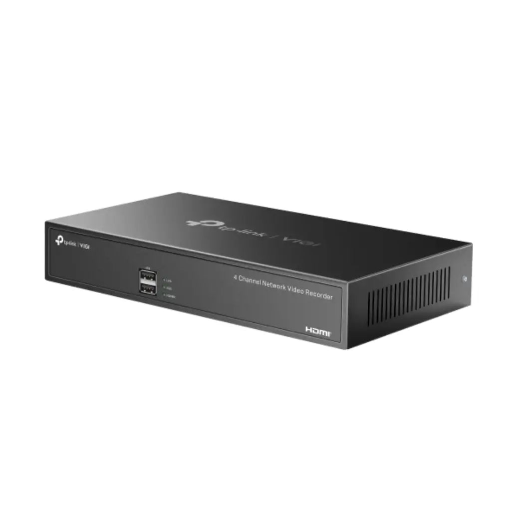 TP-Link VIGI NVR1004H 4-Channel Network Video Recorder 4K HDMI Output Up to 16TB Storage Support-tpstech.in