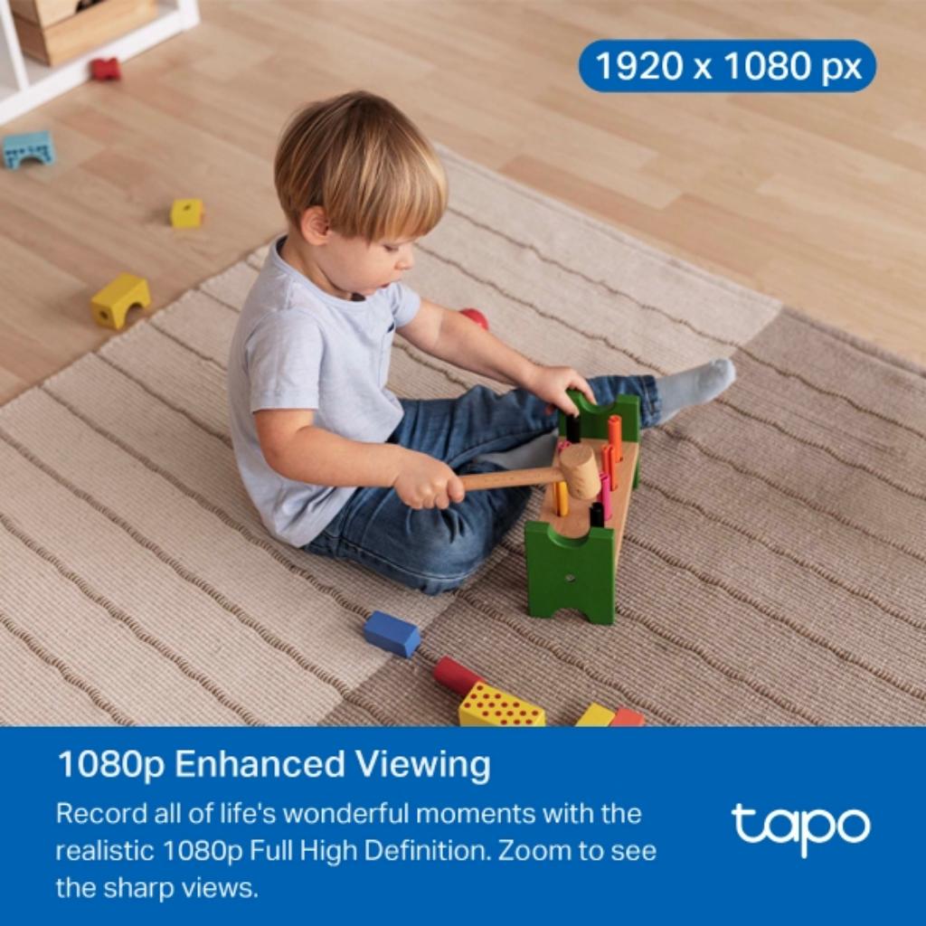 TP-Link Tapo C201 Pan Tilt Wi-Fi Security Camera 1080p Full HD Night Vision