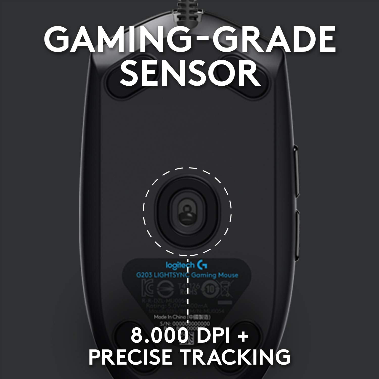 Logitech G102 Lightsync RGB Wired Optical Gaming Mouse - Black