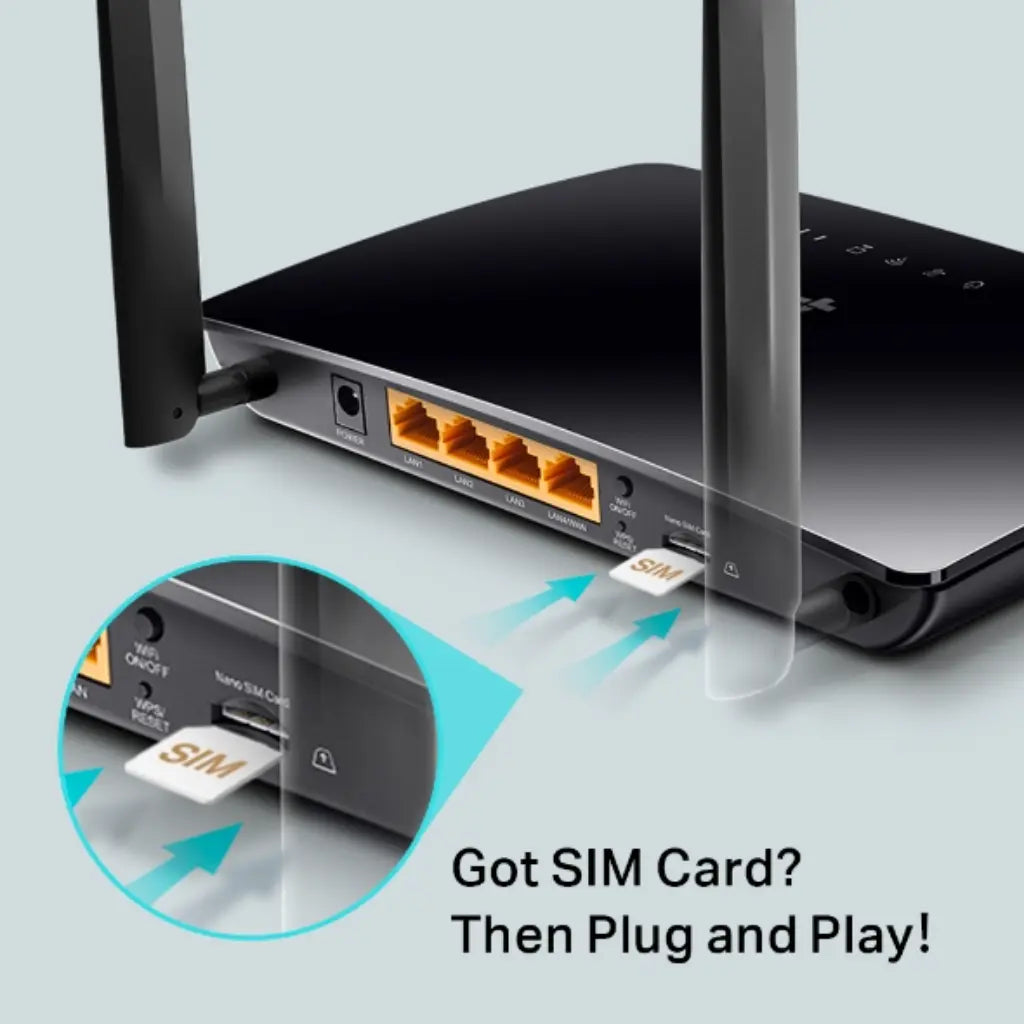 TP-Link Archer MR200 AC750 Dual Band 4G LTE Wi-Fi Router-tpstech.in