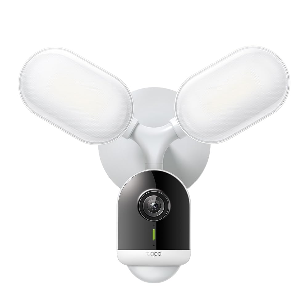 TP-Link Tapo C720 4MP 2K QHD 1440p Smart Floodlight Outdoor Security WiFi Camera - White