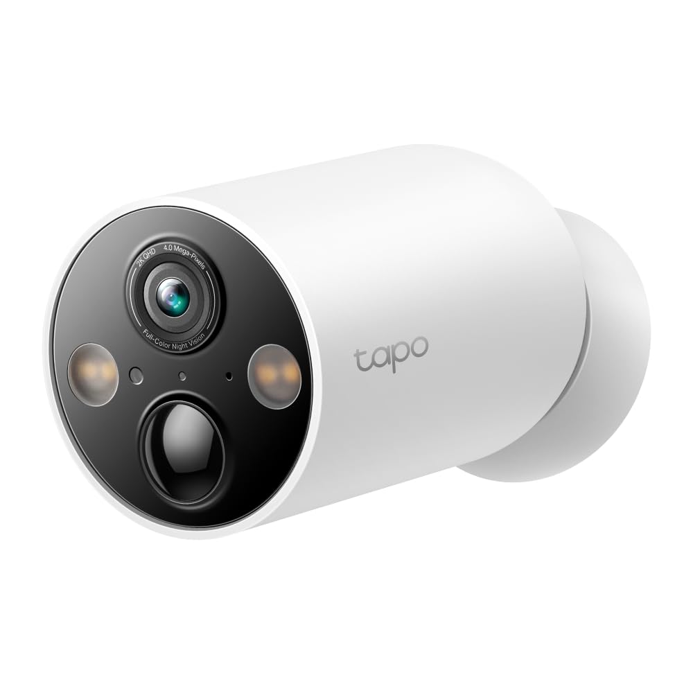 TP-Link Tapo C425 4MP 2K QHD Weatherproof Smart Wire-Free Security Camera - 1 Pack