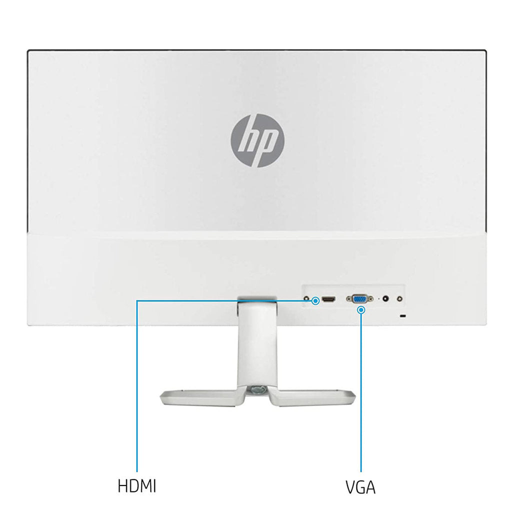 HP Ultra-Slim Full HD Computer Monitor with Built-in Speakers HDMI and VGA Ports