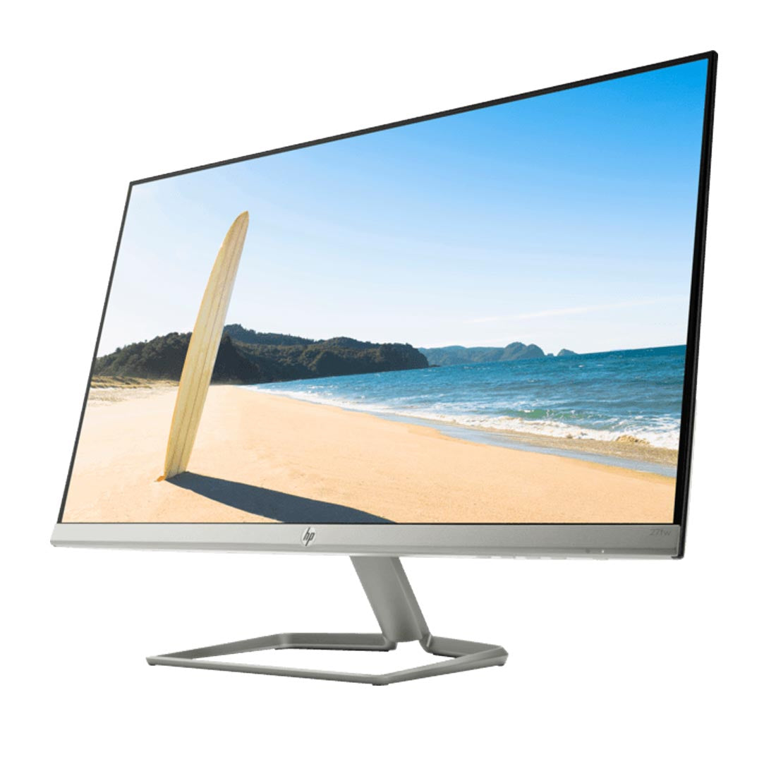 HP Ultra-Slim Full HD Computer Monitor with Built-in Speakers HDMI and VGA Ports