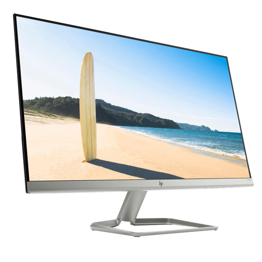 HP Ultra-Slim Full HD Computer Monitor with Built-in Speakers HDMI and VGA Ports