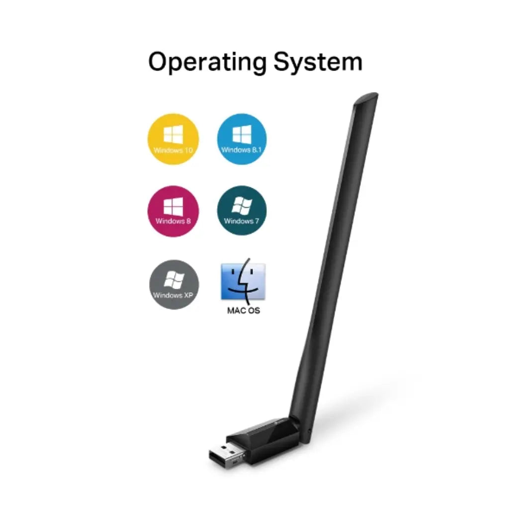 TP-Link Archer T2U Plus AC600 High-Gain Dual Band USB Wi-Fi Adapter-tpstech.in