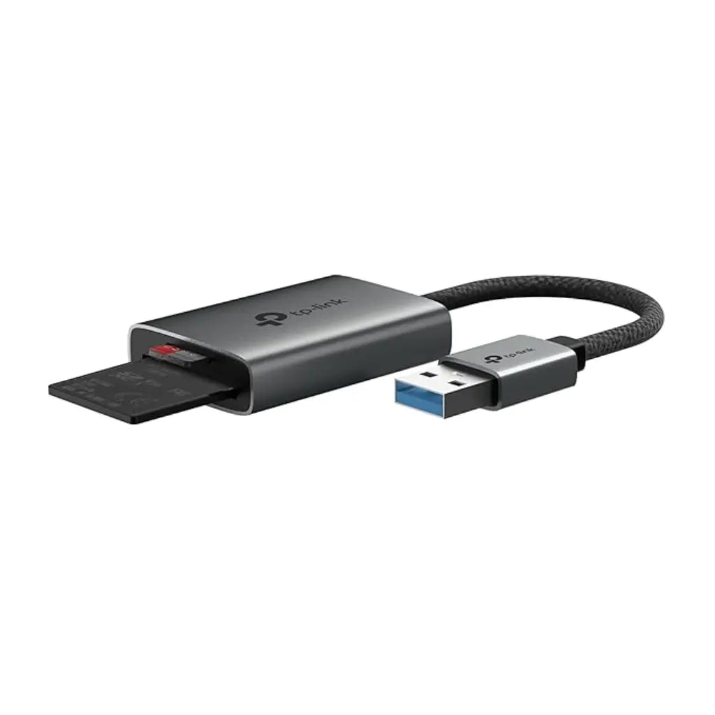TP-Link UA430 USB 3.0 Type-A to SD & microSD Card Reader Dual Slot 5Gbps Transfer Speed-tpstech.in