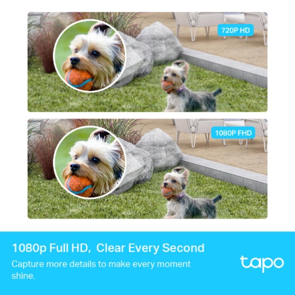 TP-Link Tapo C400S2 Smart 1080p Full HD Wire Free Outdoor Security Camera IP65 (2 Camera System)