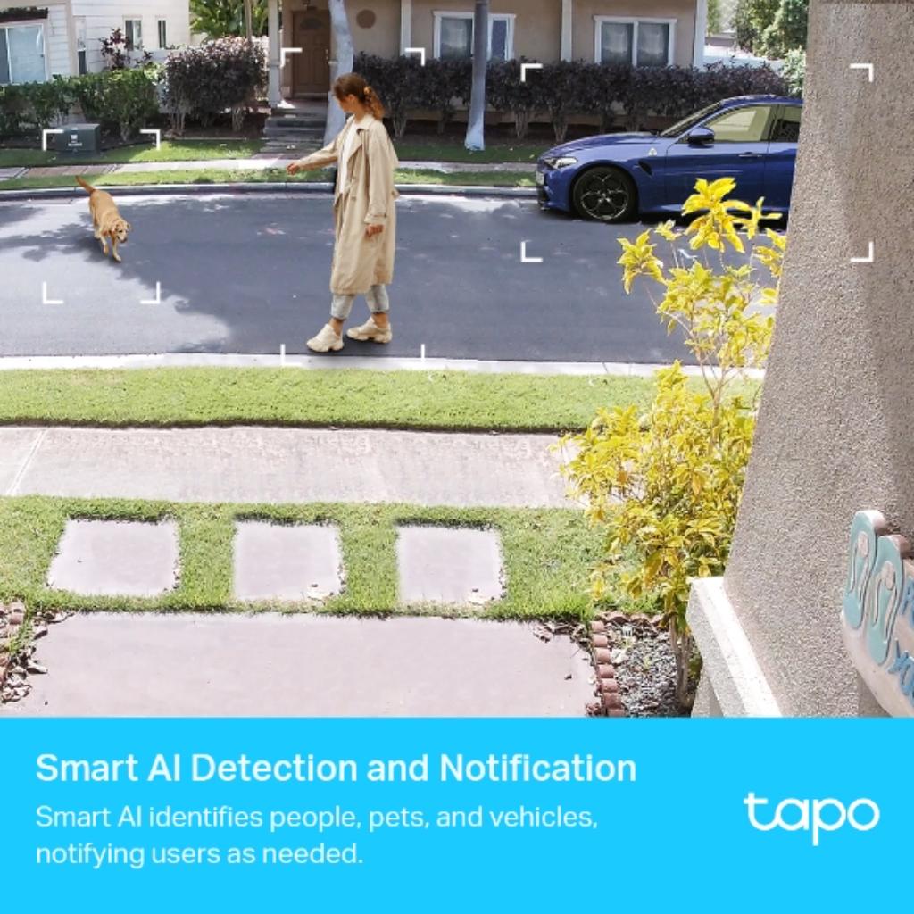 TP Link Tapo C420-S2 2K QHD Wire Free Smart WIFI Security Camera IP65 (2 Camera Kit)