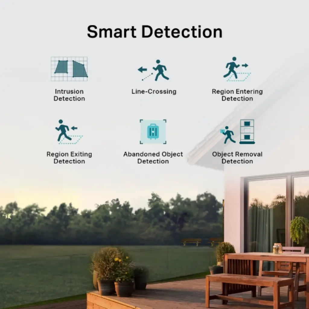 TP-Link VIGI C440 4MP Full-Color Turret Network Camera H.265+ AI Detection-tpstech.in