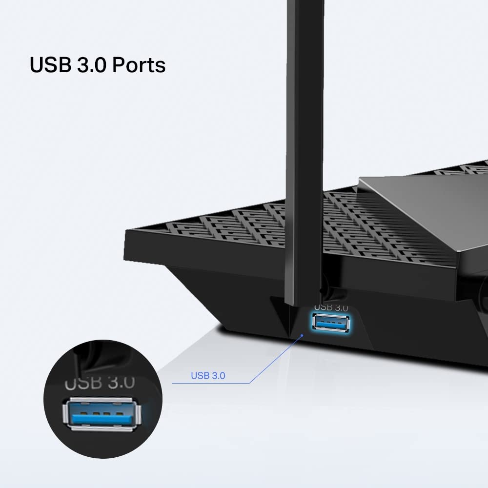 TP-Link AX5400 Archer AX72 Pro Dual-Band EasyMesh Wi-Fi 6 Router - Black