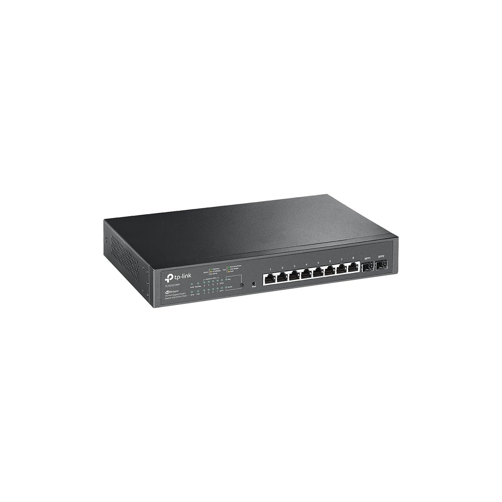 TP-Link Omada TL-SG2210MP 10 Port Gigabit Smart Switch with 8-Port PoE+