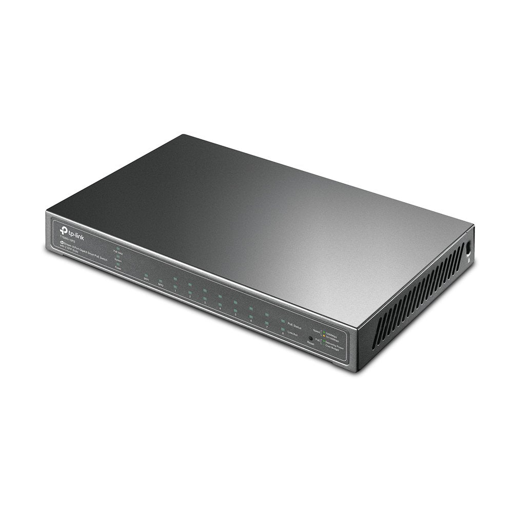 TP-Link TL-SG2210P Jetstream 8 Port Gigabit Smart PoE+ Switch with 2 SFP Slots
