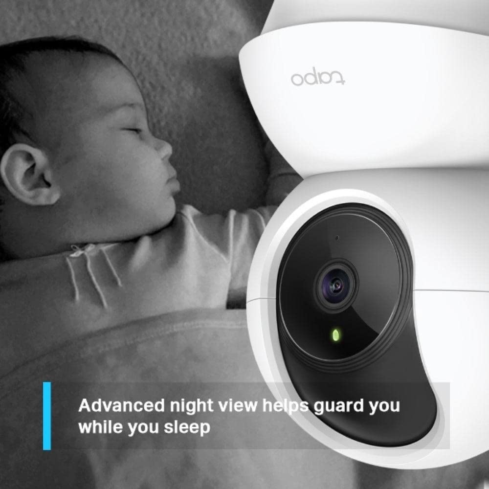 TP-Link Tapo C210 3MP 1296p FHD Pan/Tilt Home Security Smart Wi-Fi Camera - White