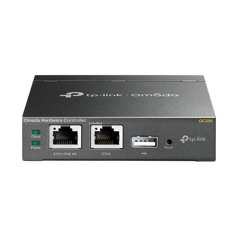 TP-Link Omada OC200 2.4GHz Single Band Hardware Cloud Controller - Metal