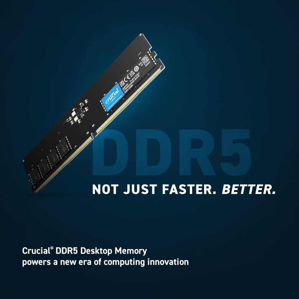 Crucial RAM 16GB Kit 2x8GB DDR5 5200MHz Desktop Memory UDIMM