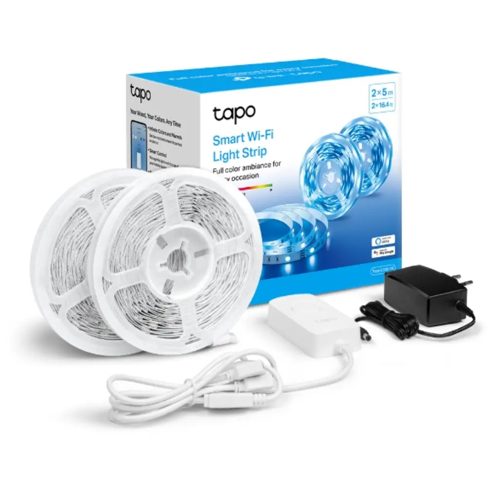TP-Link Tapo L900-10 Smart Wi-Fi 10m Light Strip RGB Multicolor Voice Control No Hub Required-tpstech.in