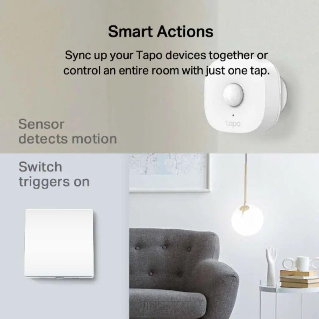 TP-Link Tapo S210 Smart Switch 1-Gang 1-Way Battery Powered No Neutral Wire Required